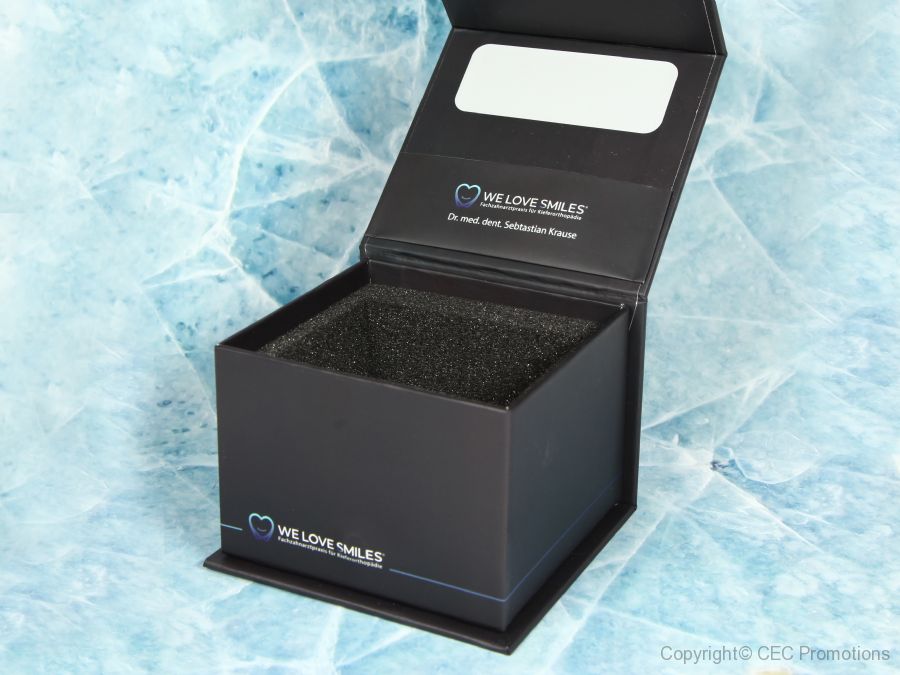 dentalbox mini magnetbox verpackung inlay schaumstoff