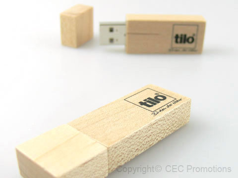 holz usb-stick mit aufdruck edel geschenk, deckel, Holz.01