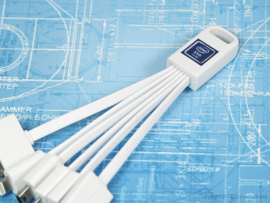 intel ladekabel adapterkabel werbegeschenk mit logo