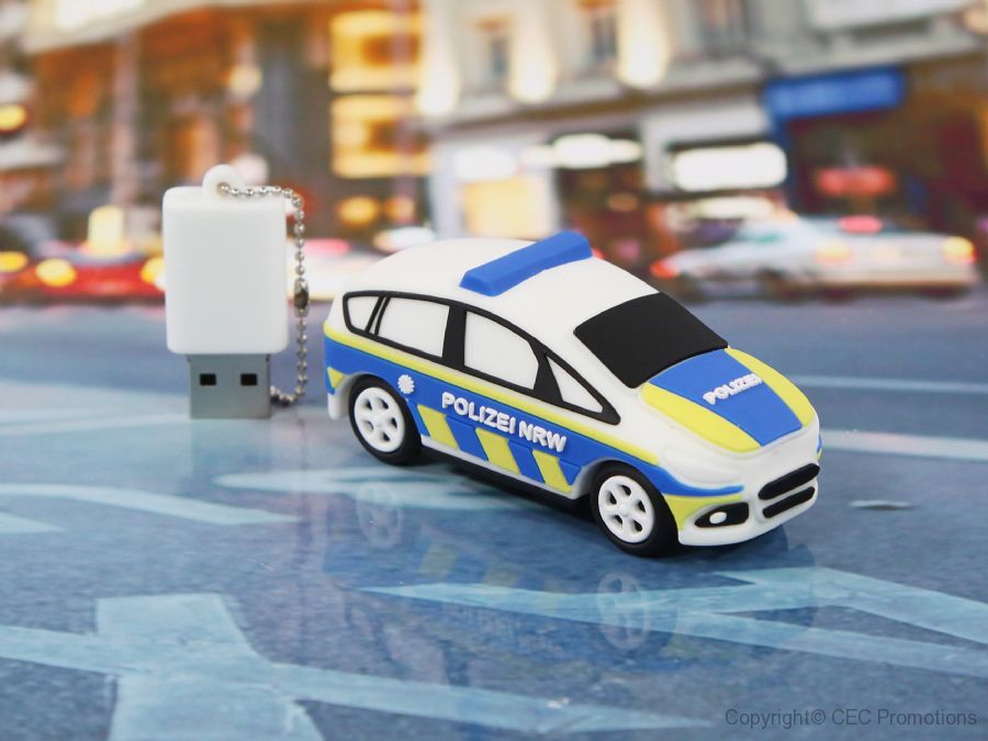 polizei auto einsatzwagen usb stick