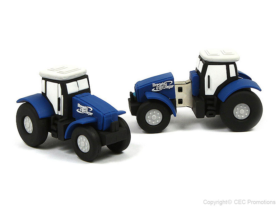 Traktor, trecker, Landwirtschaft, blau, Schlepper, Trekker, CustomModifizierbar, PVC