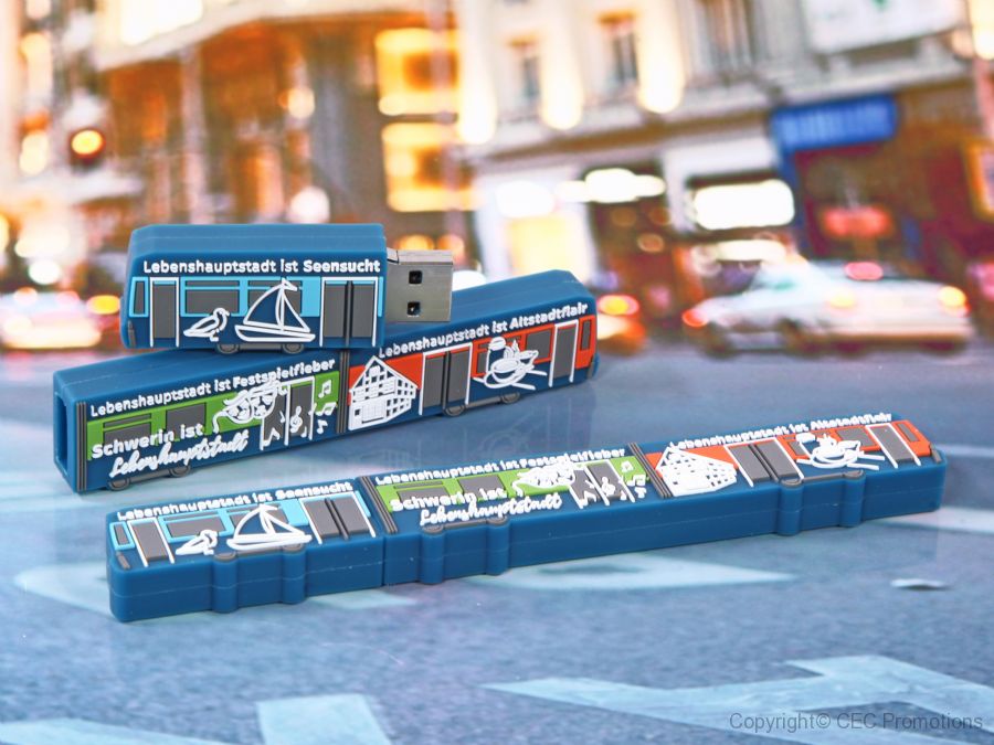 usb stick bahn zug transport werbung kreativ