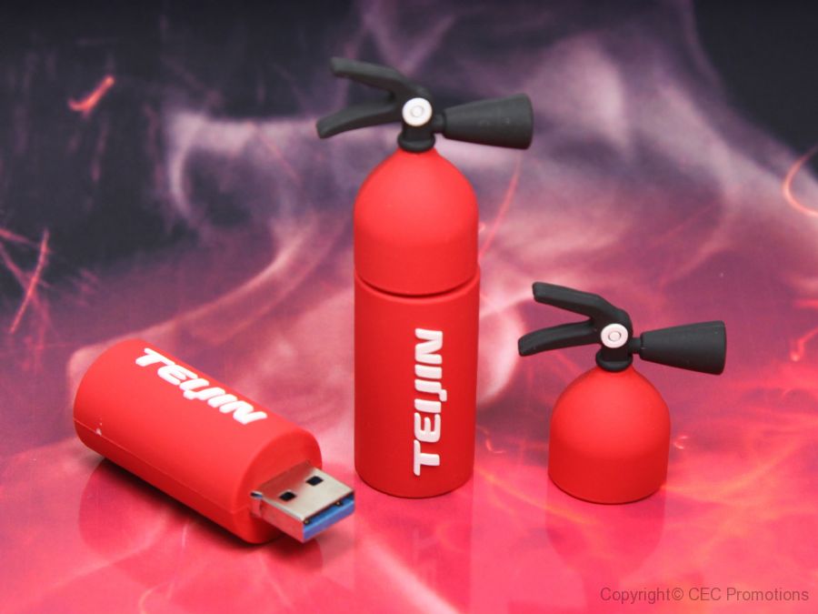 usb stick feuerlöscher brandschutz schutz feuerwehr feuer