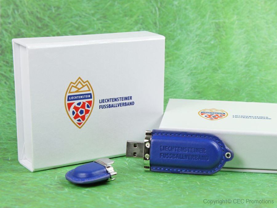 usb stick leder verpackung box werbegeschenk