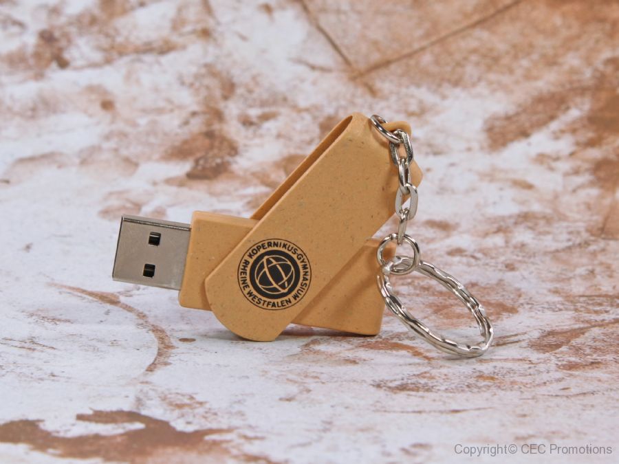 usb stick pla kunststoff twister drehbar umweltfreundlich