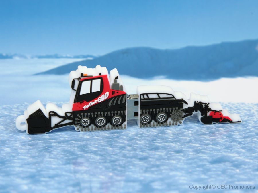 usb stick schneemobil fahrzeug schnee mobil logo