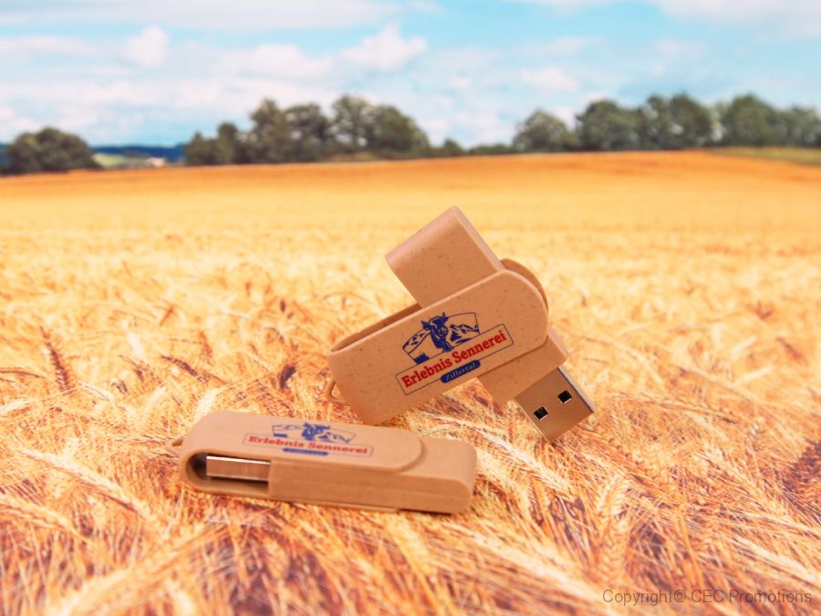 usb stick twister biokunststoff natur umweltfreundlich öko