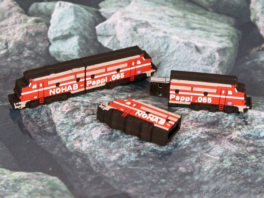 usb stick zug transport bahn custom werbung