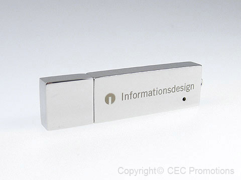 usb-stick hochglanz edel lasergravur informationsdesign, Metall.04