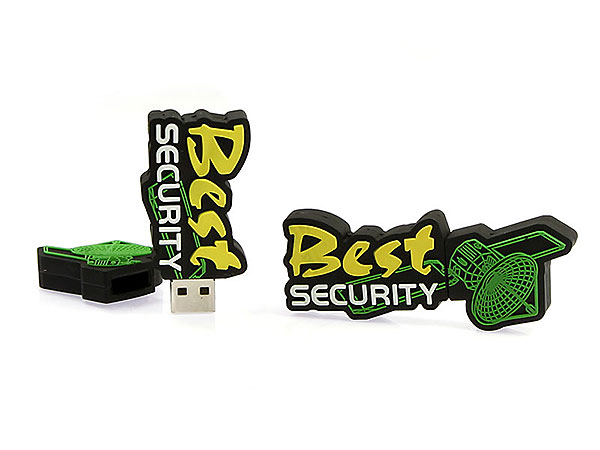 usb-stick-logo-freiform-100.html, Logo USB-Stick Sonderanfertigung Security, CustomLogo, PVC
