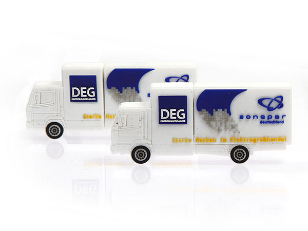 DEG Lastwagen LKW Elektrogroßhandel usb-stick, CustomModifizierbar, PVC
