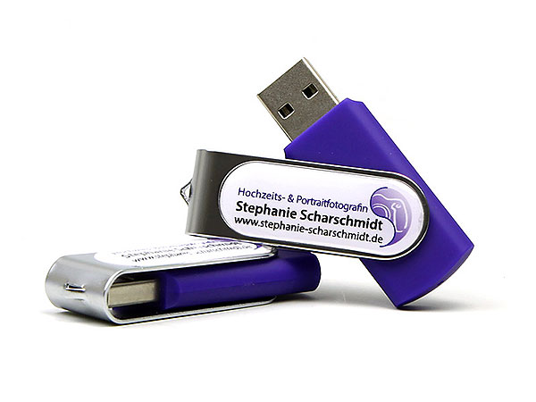 usb doming lila klassisch classic digitaldruck hochzeit