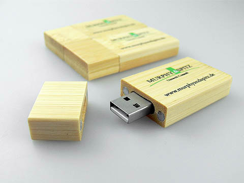 Holz-USB-Stick Umwelt Oeko design Logo, Holz.03