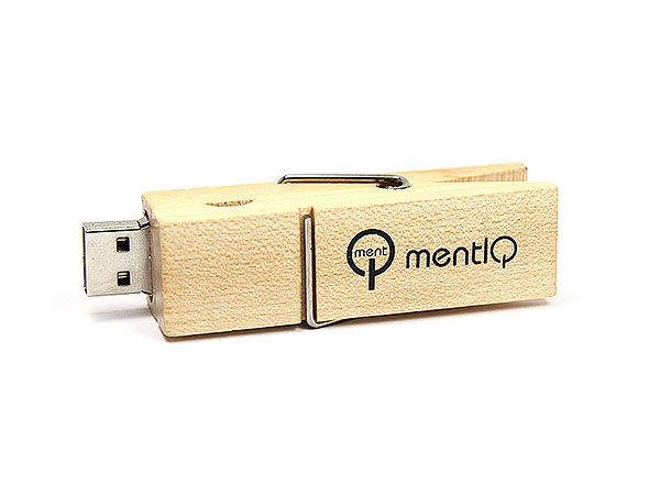 Holz Speicherstick Wäscheklammer Holz USB Flash Pen Drive 16 GB Memory Stick Daten Aufbewahrung 