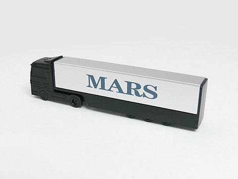 USB-Stick Truck schwarz Aufdruck Logo, USB-Truck