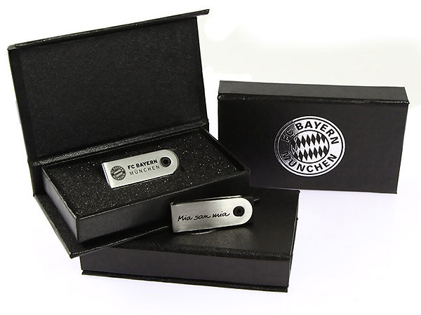 USB-Stick Verpackung FC Bayern, K02 Mini Magnetbox