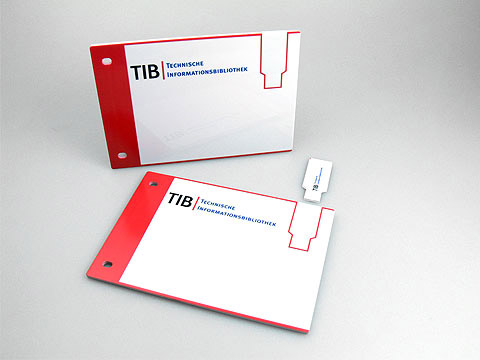 USBarchive kunststoff mit Bedruckung TIB, USB plastic Card