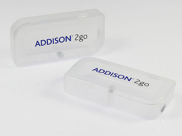 addison 2go verpackung transparent kunststoff bedruckt, P01 PP Verpackung M