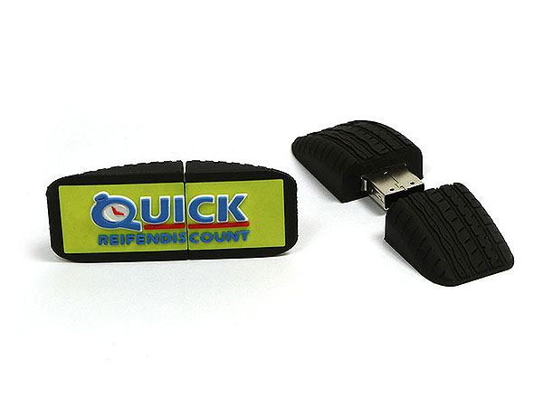 USB Reifen, Autoreifen, Reifenprofil, Car, pvc, schwarz, tire, transport, CustomProdukt, PVC