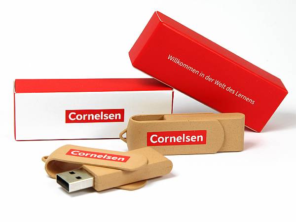 cornelsen usb stick pla öko kunststoff twister referenz