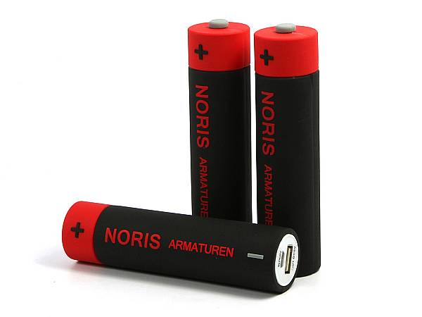 Creative Powerbank Akku Batterie mobile smartphone noris logo