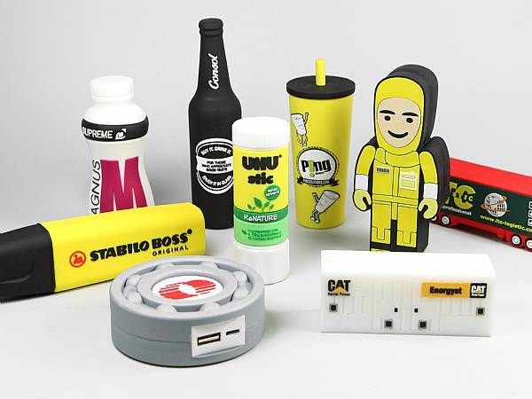 custom powerbanks mit logo individuelles werbegeschenk sonderform