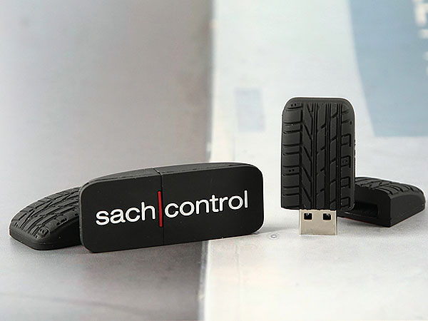 sachcontrol reifen tire usb logo werbeartikel