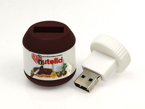 usb stick glas druck 4farbig nutella