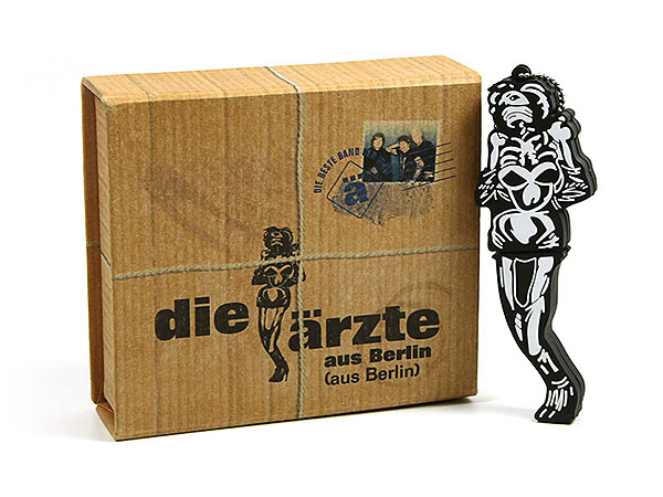 usb-stick-logo-freiform-100.html, Die Ärzte Figur Fanartikel Merchandise USB-Stick sonderanfertigung, CustomLogo, PVC