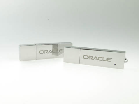 Gravierter Metall-USB-Stick Oracle, Metall.04, famous,