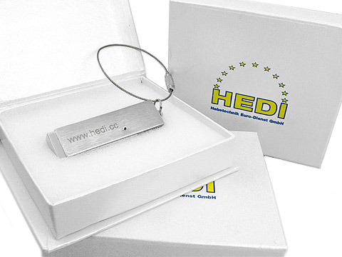 Gravierter Metall USB-Stick Firmenlogo, Metall.05