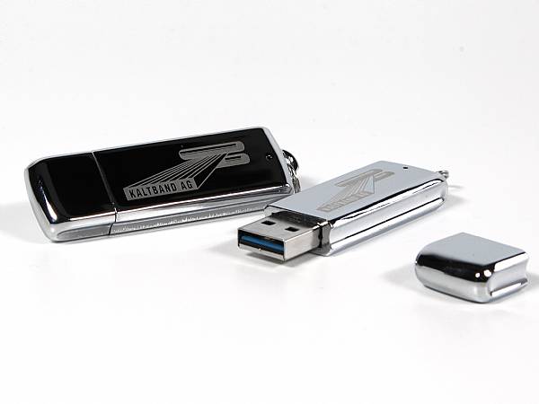 hochglanz usb mit gravur kaltband