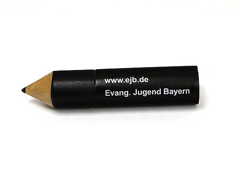 holz usb stick 14 stift schwarz, Holz.14