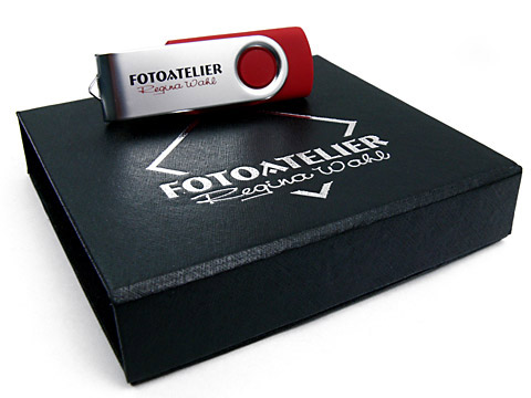 K01-Magentklappbox USB-Stick-Verpackung-schwarz, K01 Magnetklappbox