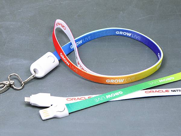 ladekabel lanyard messe werbung logo druck