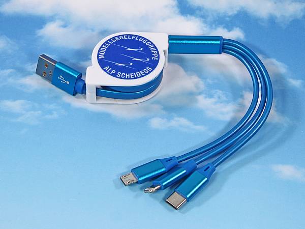 ladekabel logo flexibel blau digitaldruck individuell werbung