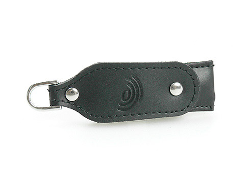 Leder USB-Stick schlicht edel praegung Logo, Leder.05
