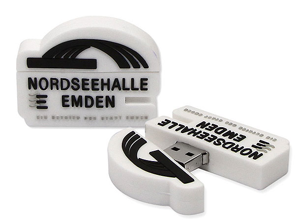 usb-stick-logo-freiform-100.html, Logo, Firmenlogo, Slogan, Tourismus, weiß, CustomLogo, PVC