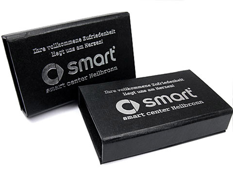 Magnetklappbox USB Stick Verpackung Smart schwarz, K02 Mini Magnetbox