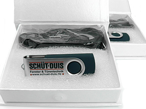 Metall-01 USB-Stick Werbelogo schwarz, Barato