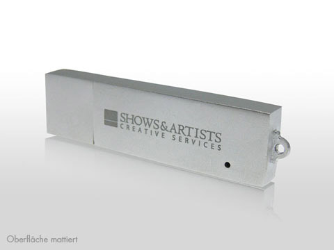 Metall-USB-Stick gravierte Aufschrift Logo, Metall.04