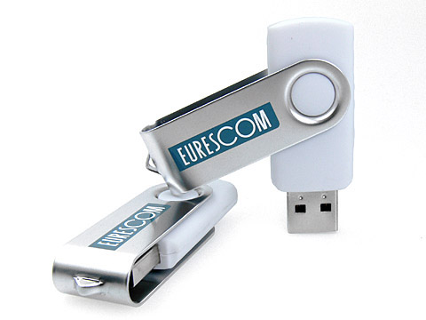 Metall-USB-Stick Swing weiss Logoaufdruck, Metall.01