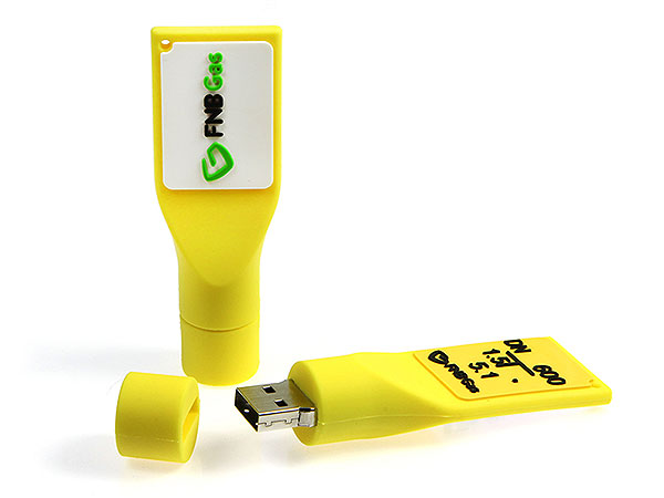 USB Gaspfosten mit integriertem USB-Stick