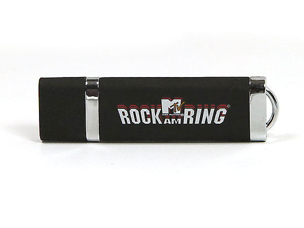 rock am ring fanartikel usb-stick schwarz bedruckt, Kunststoff.10, famous,