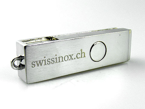 swissinox drehbarer metall usb-stick, Metall.05