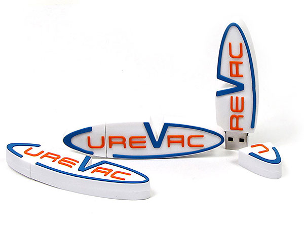 logo oval, Logo, Individuell, custom, eigener USB-Stick, weiß, CustomLogo, PVC