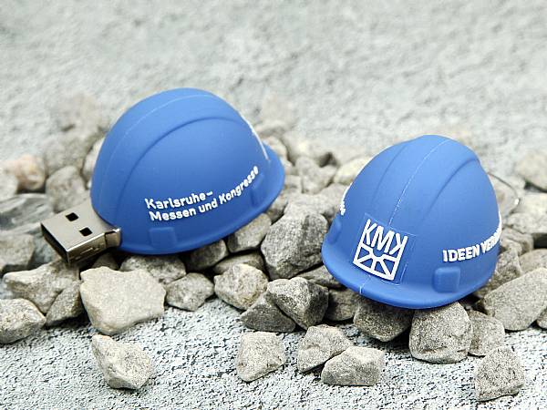 usb bauhelm blau sicherheit