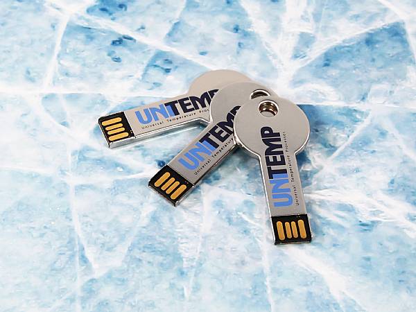 Mini Metall USB Stick in Schlüsselform, Mini-Key.03