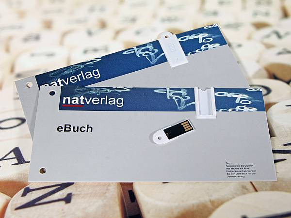 usb mailing card postkarte papierkarte stick werbung post