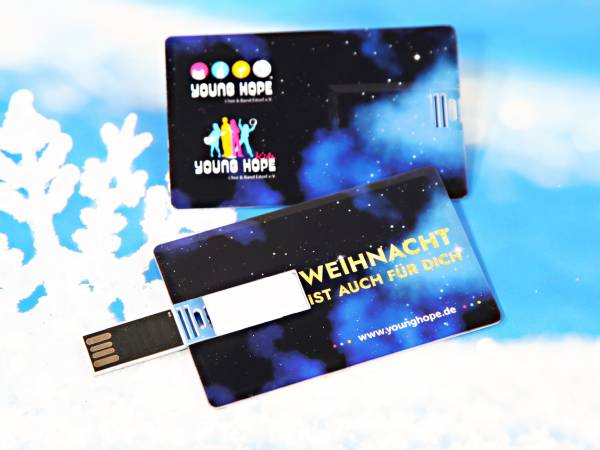 usb plastik kreditkarte bilderdruck weihnachten
